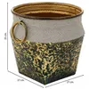 Planter Alexandra House Living Gold Iron 27 x 25 x 27 cm