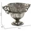 Planter Alexandra House Living Silver Iron 24 x 22 x 36 cm