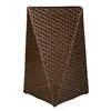 Planter Alexandra House Living Dark brown Iron Rattan Plastic 31 x 56 x 31 cm