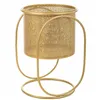 Set of Planters Alexandra House Living Gold Metal Iron 26 x 178 x 26 cm 2 Pieces