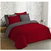 Duvet cover set Vision Dream Red Anthracite Dark grey 220 x 240 cm