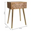 Nightstand Alexandra House Living Brown 34 x 67 x 45 cm