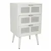 Nightstand Alexandra House Living White 36 x 71 x 42 cm