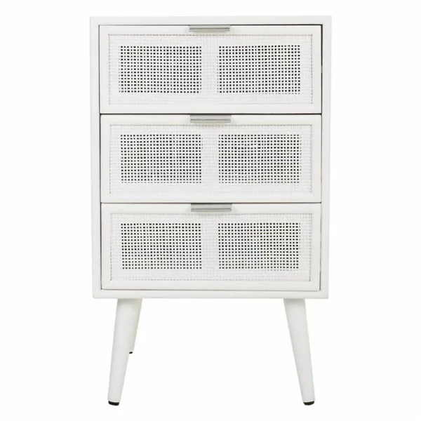 Nightstand Alexandra House Living White 36 x 71 x 42 cm