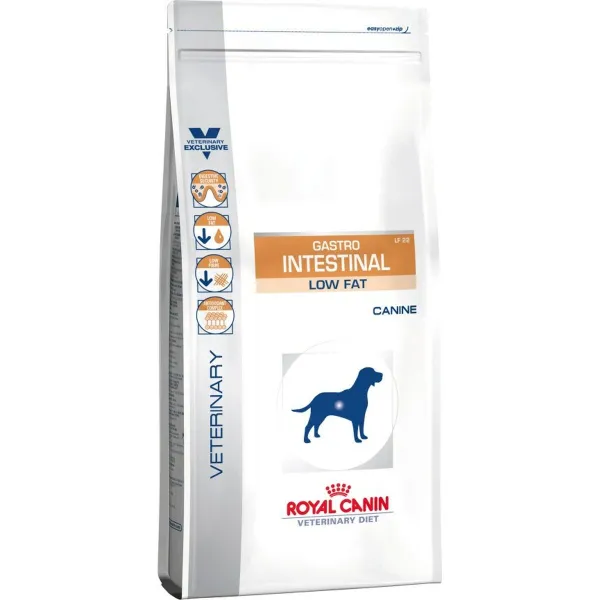 Фураж Royal Canin Gastrointestinal Low Fat Для взрослых Курица Телятина рис птицы 6 Kg