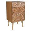 Nightstand Alexandra House Living Brown 35 x 71 x 40 cm