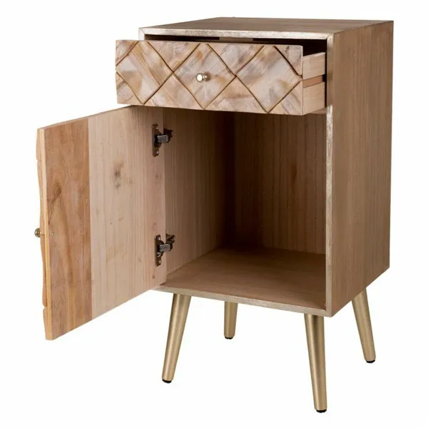 Nightstand Alexandra House Living Brown 35 x 71 x 40 cm