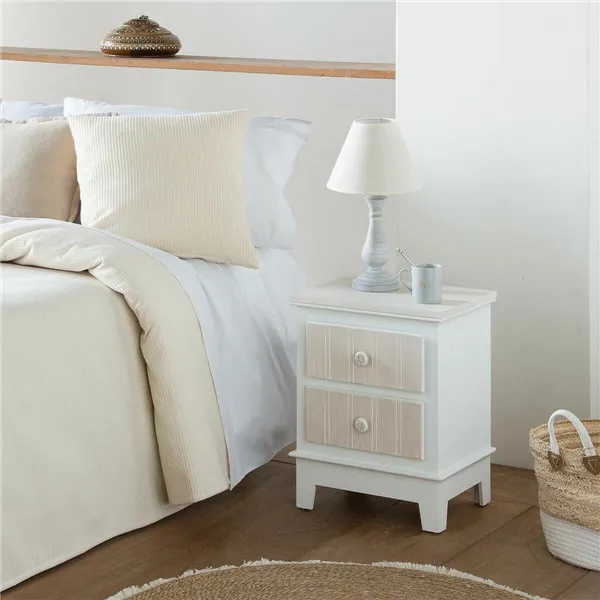 Nightstand Alexandra House Living White 30 x 50 x 40 cm