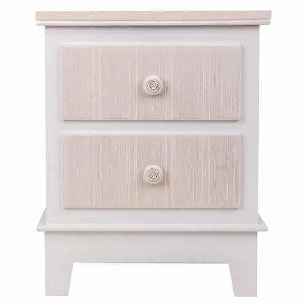 Nightstand Alexandra House Living White 30 x 50 x 40 cm