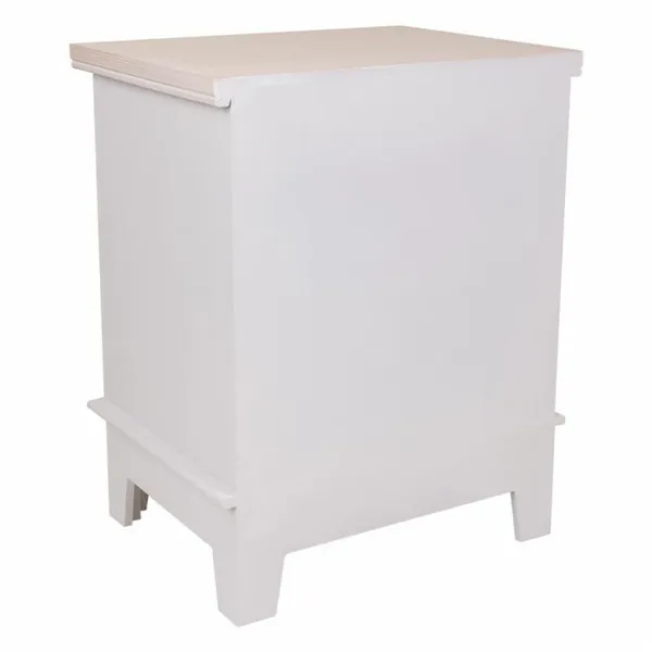 Nightstand Alexandra House Living White 30 x 50 x 40 cm