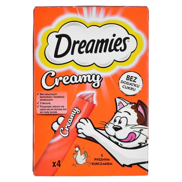 Snack for Cats Dreamies Creamy Курица 4 x 10 g