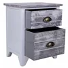 Nightstand Alexandra House Living White 28 x 45 x 38 cm