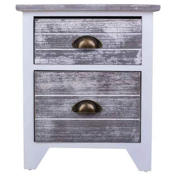 Nightstand Alexandra House Living White 28 x 45 x 38 cm