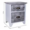 Nightstand Alexandra House Living White 28 x 45 x 38 cm