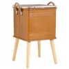 Nightstand Alexandra House Living Brown 34 x 34 x 55 cm