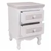 Nightstand Alexandra House Living White 33 x 53 x 37 cm