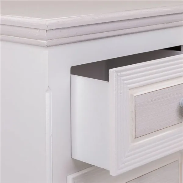 Nightstand Alexandra House Living White 33 x 53 x 37 cm