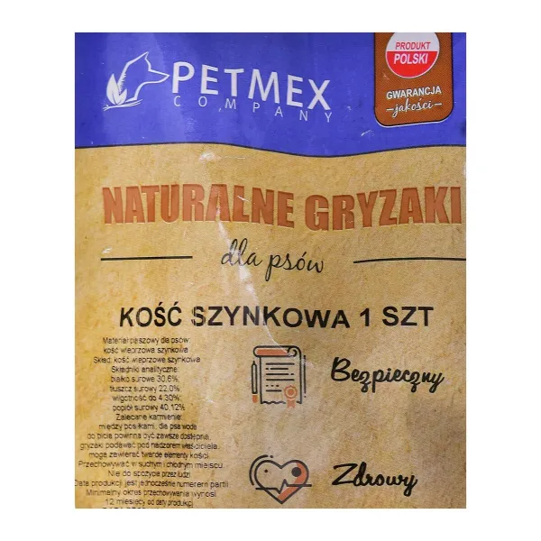 Koiran makupala Petmex Ham bone Possu 200 g 1 Kappaletta