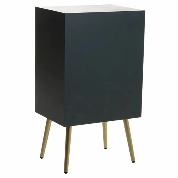 Nightstand Alexandra House Living Golden Dark grey 35 x 76 x 44 cm