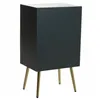 Nightstand Alexandra House Living Golden Dark grey 35 x 76 x 44 cm