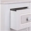 Nightstand Alexandra House Living White 26 x 72 x 33 cm