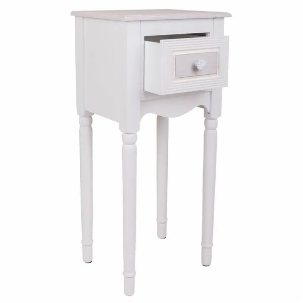 Nightstand Alexandra House Living White 26 x 72 x 33 cm