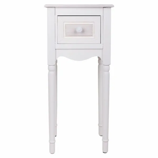 Nightstand Alexandra House Living White 26 x 72 x 33 cm