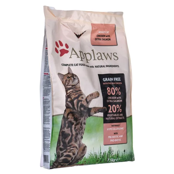 Rehu Applaws Chicken with salmon Aikuinen Kana Lohi Kala 7,5 kg