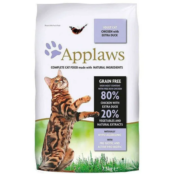 Корм для котов Applaws Adult Для взрослых Курица утка 7,5 kg