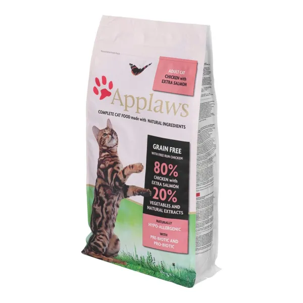 Rehu Applaws Chicken with salmon Aikuinen Kana Lohi Kala 2 Kg
