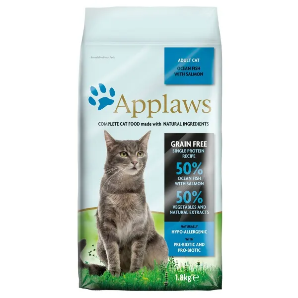 Fodder Applaws Ocean fish with salmon Adult Fish 6 Kg
