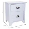 Nightstand Alexandra House Living White 28 x 45 x 38 cm