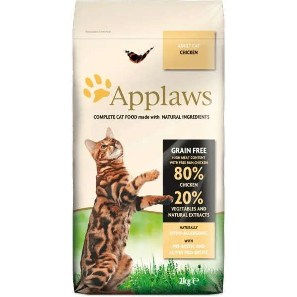 Kaķu barība Applaws Adult Pieaugušais Cālis 7,5 kg