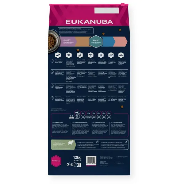 Lopbarība Eukanuba Grain Free Adult Jēra gaļa 12 kg