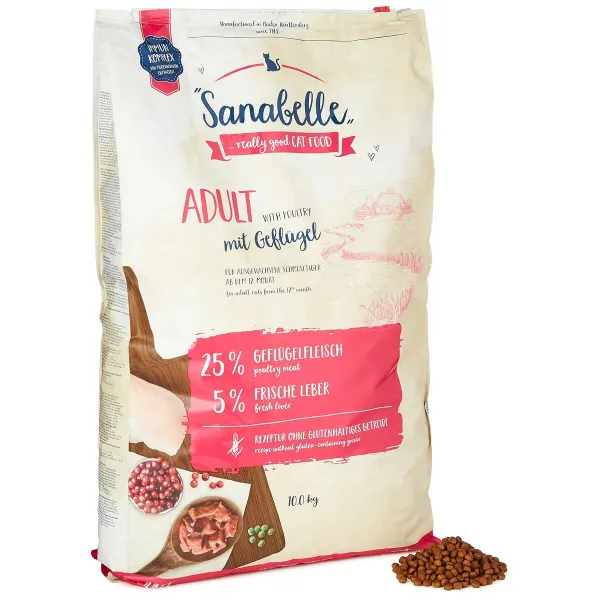 Kaķu barība BOSCH ADULT Pieaugušais Cālis Putni 10 kg