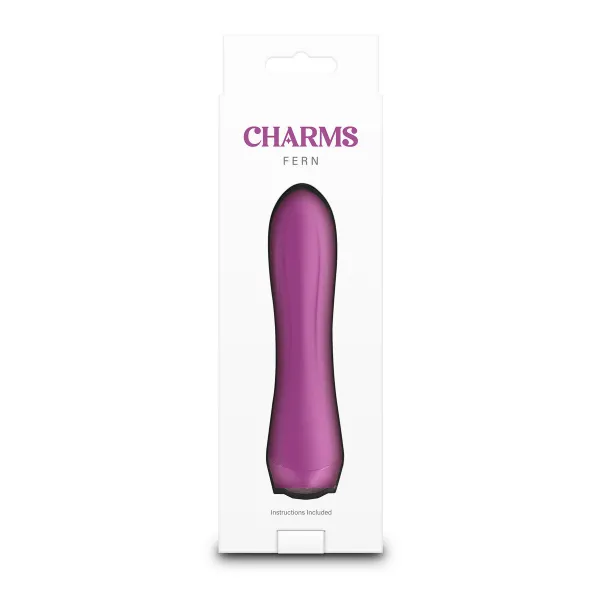 Bullet Vibrator NS Novelties Charms Fern Ruby Red