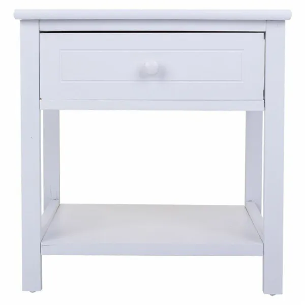 Nightstand Alexandra House Living White 29 x 42 x 40 cm