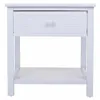 Nightstand Alexandra House Living White 29 x 42 x 40 cm