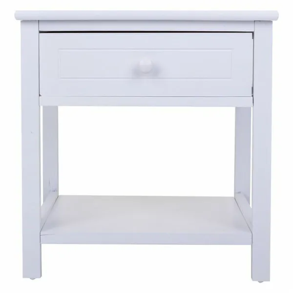 Nightstand Alexandra House Living White 29 x 42 x 40 cm