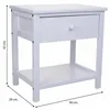 Nightstand Alexandra House Living White 29 x 42 x 40 cm