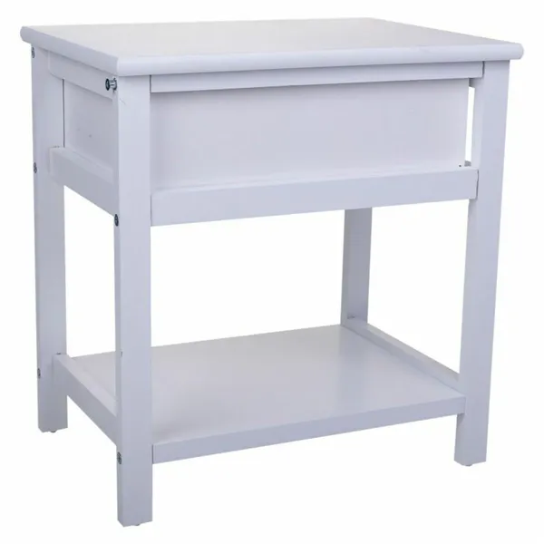 Nightstand Alexandra House Living White 29 x 42 x 40 cm