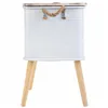 Nightstand Alexandra House Living Grey 34 x 34 x 55 cm