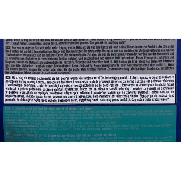 Корм для котов Dolina Noteci 8532 Для взрослых Треска 1 kg