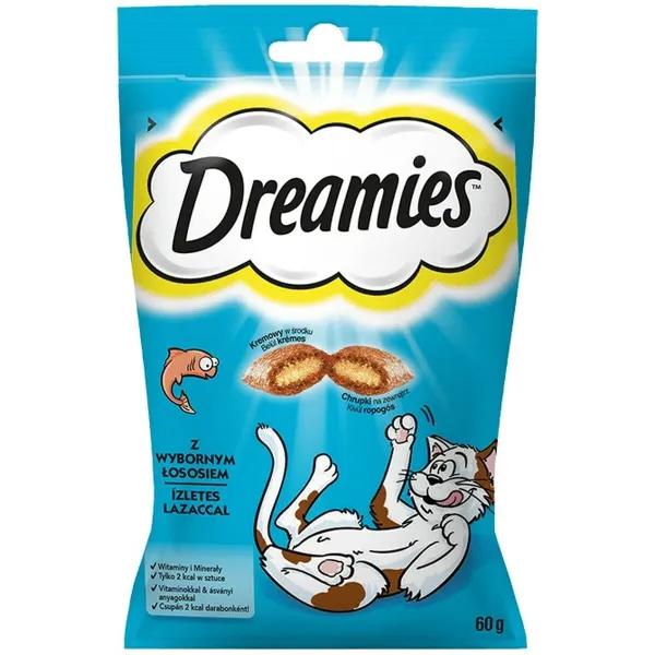 Snack for Cats Dreamies Конфеты Лососевый 60 L 60 g