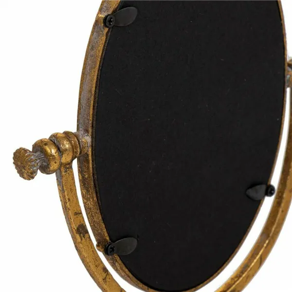 Mirror with Mounting Bracket Alexandra House Living Gold Resin 9 x 30 x 17 cm