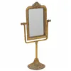 Mirror with Mounting Bracket Alexandra House Living Gold Resin 9 x 35 x 18 cm