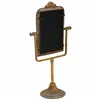 Mirror with Mounting Bracket Alexandra House Living Gold Resin 9 x 35 x 18 cm