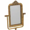 Mirror with Mounting Bracket Alexandra House Living Gold Resin 9 x 35 x 18 cm