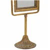 Mirror with Mounting Bracket Alexandra House Living Gold Resin 9 x 35 x 18 cm