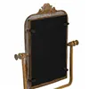 Mirror with Mounting Bracket Alexandra House Living Gold Resin 9 x 35 x 18 cm